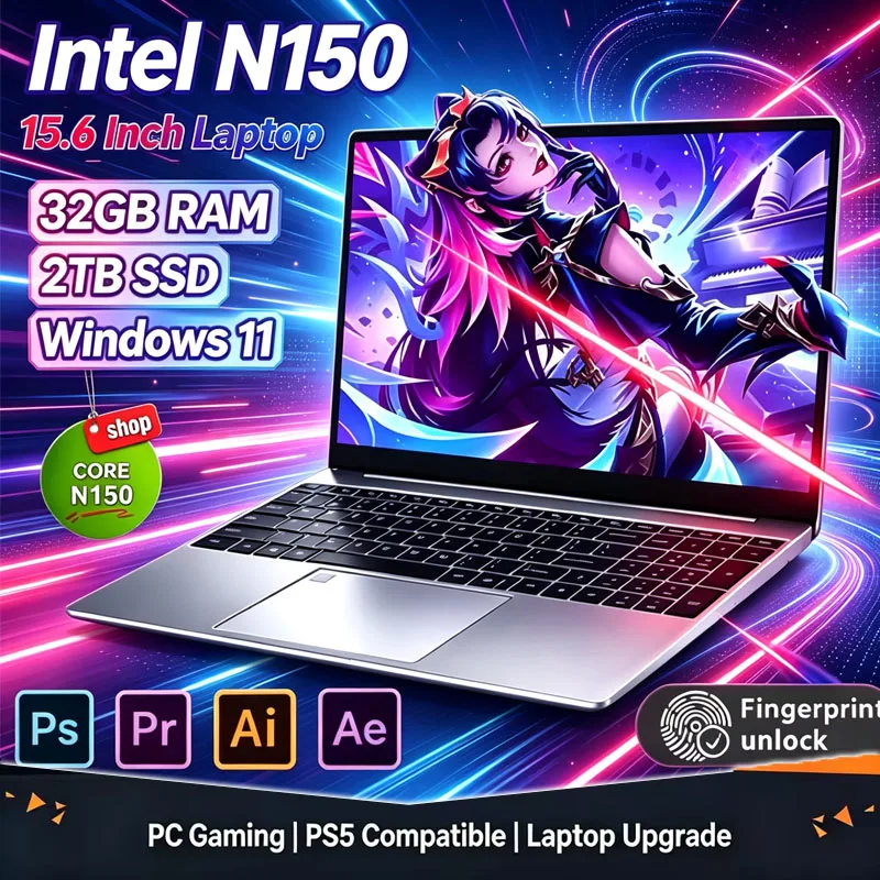Ssd 1Tb - Laptop Komputer Baru 2026 15,6' Intel
