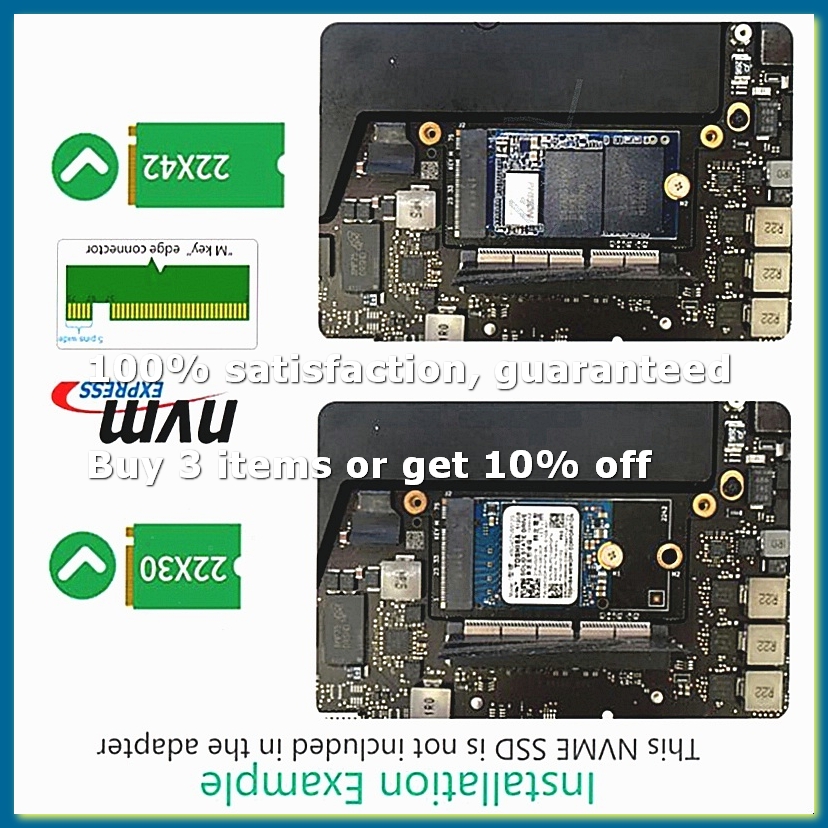 Nvme Ssd - Kartu Konversi SSD M.2 NGFF M-key