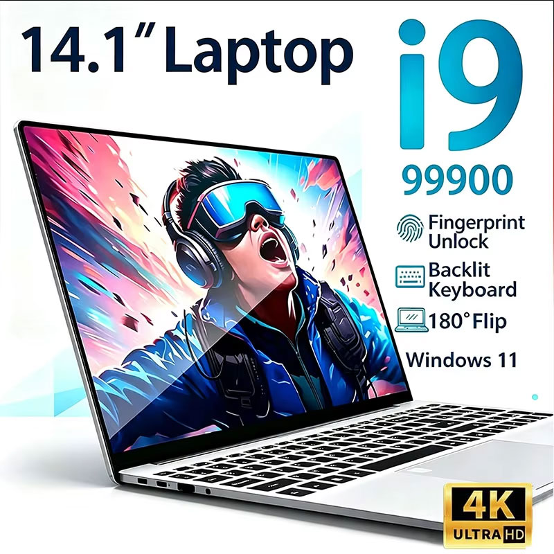 Ssd 1Tb - Laptop Komputer 14.1' Intel Core i9-9900