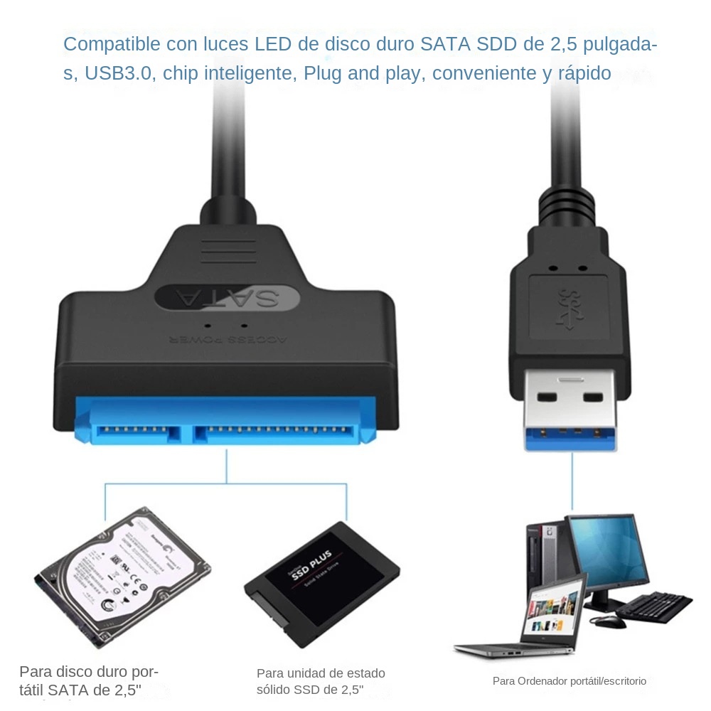 Kabel USB 3.0 SATA 3 30cm, Ada - Ssd Hard Drive ulasan dan harga