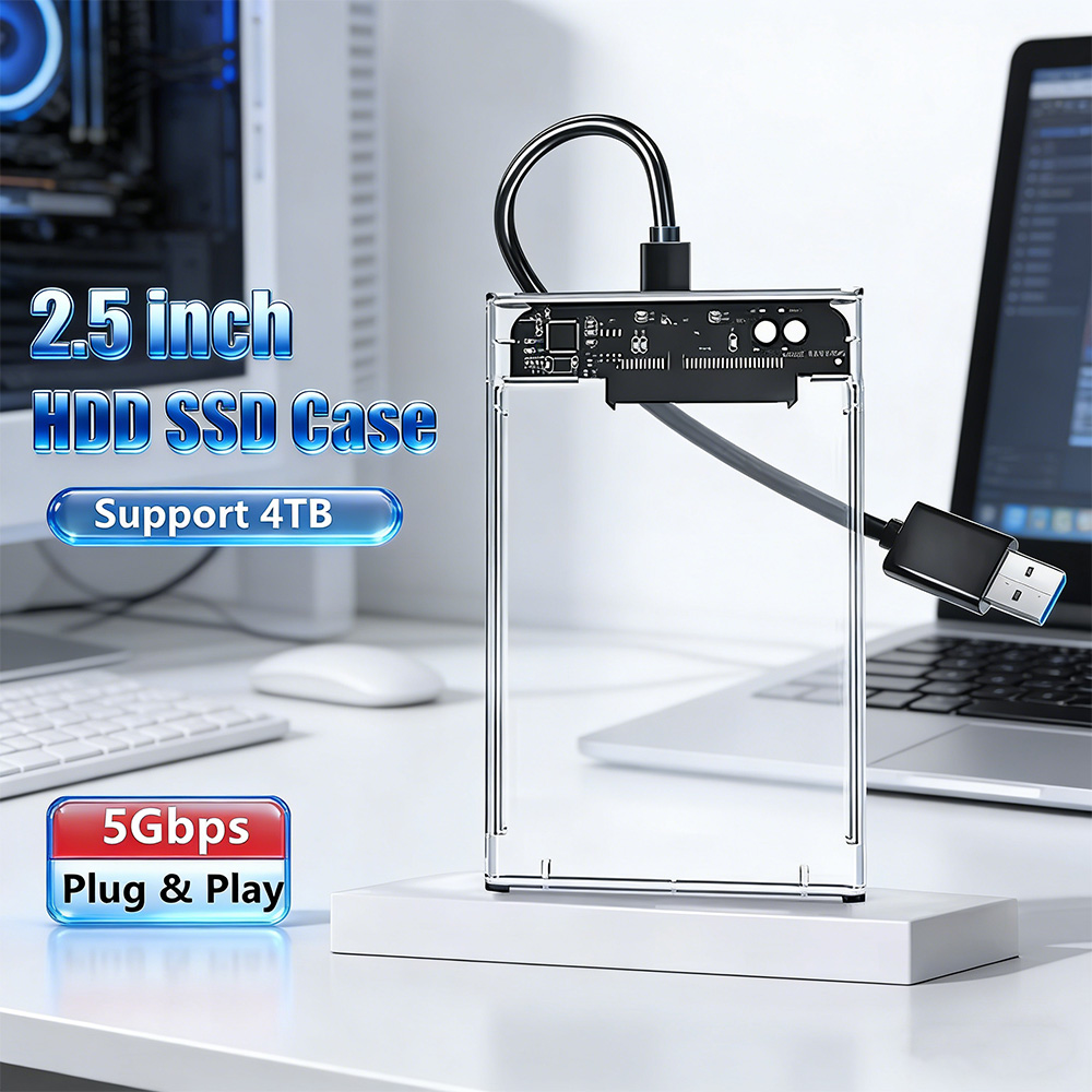 Casing Hard Drive Transparan S - External Ssd ulasan dan harga