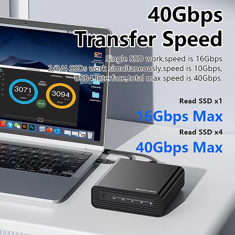Casing Eksternal SSD NVME Alum - External Ssd ulasan dan harga