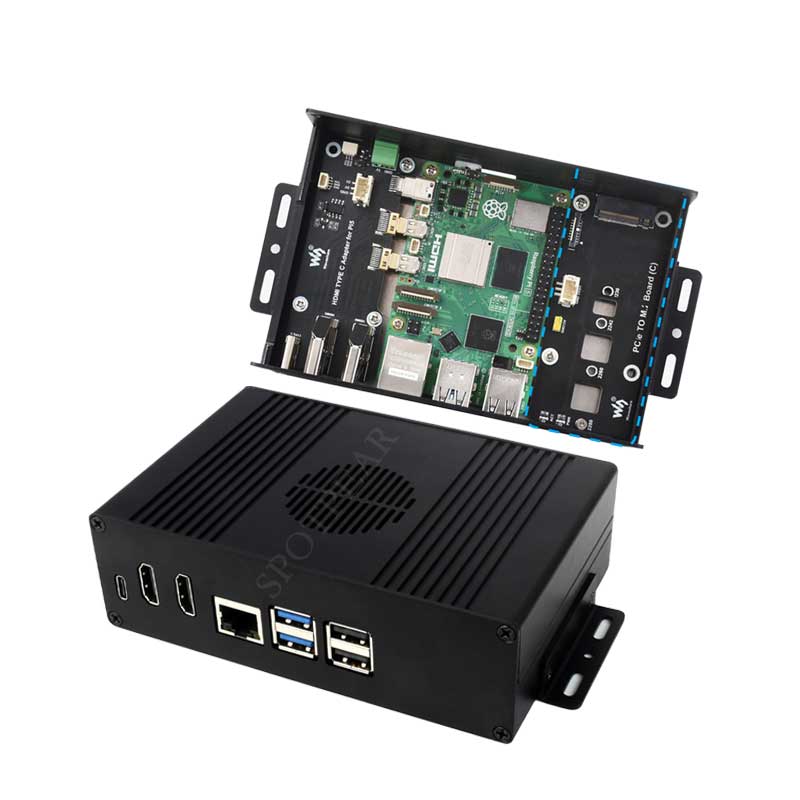 Kit casing kotak Raspberry Pi  - Nvme Ssd ulasan dan harga